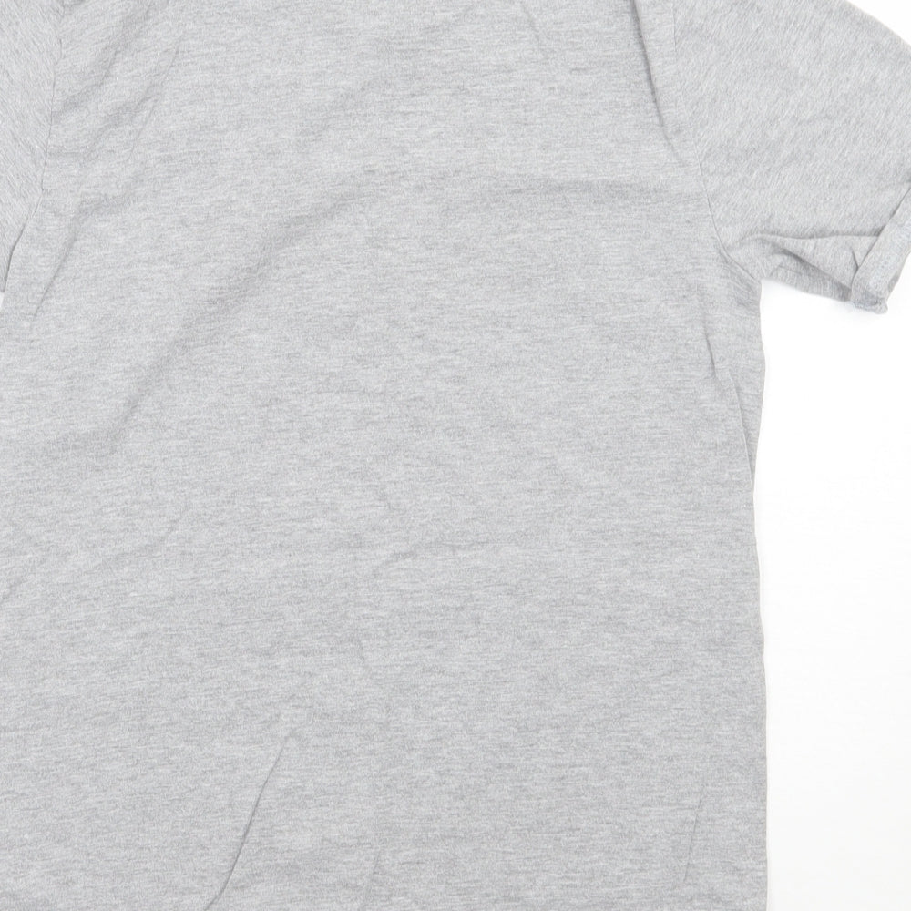 Gildan Womens Grey   Basic T-Shirt Size S