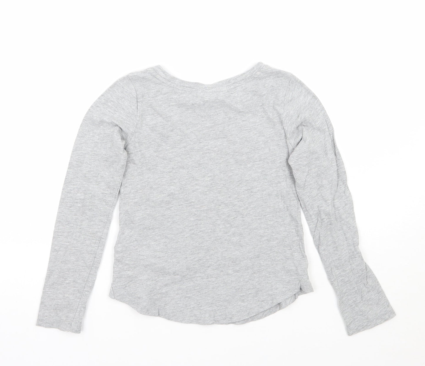 Gap Girls Grey   Basic T-Shirt Size 7 Years