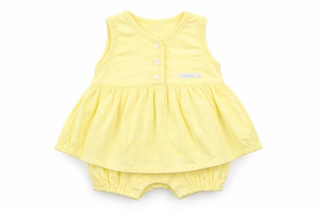 Arbella Girls Yellow   Babygrow One-Piece Size 0-3 Months