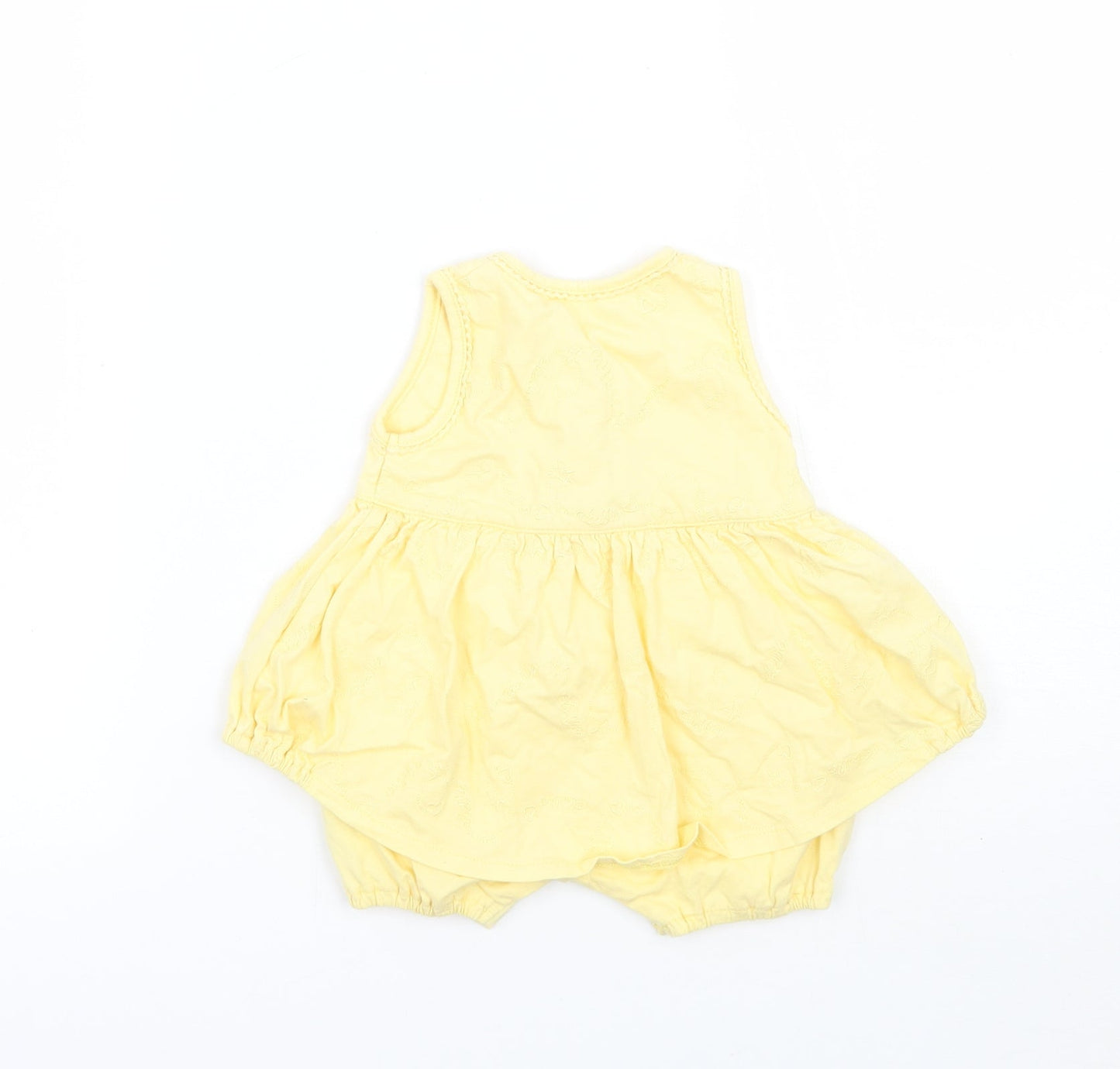 Arbella Girls Yellow   Babygrow One-Piece Size 0-3 Months