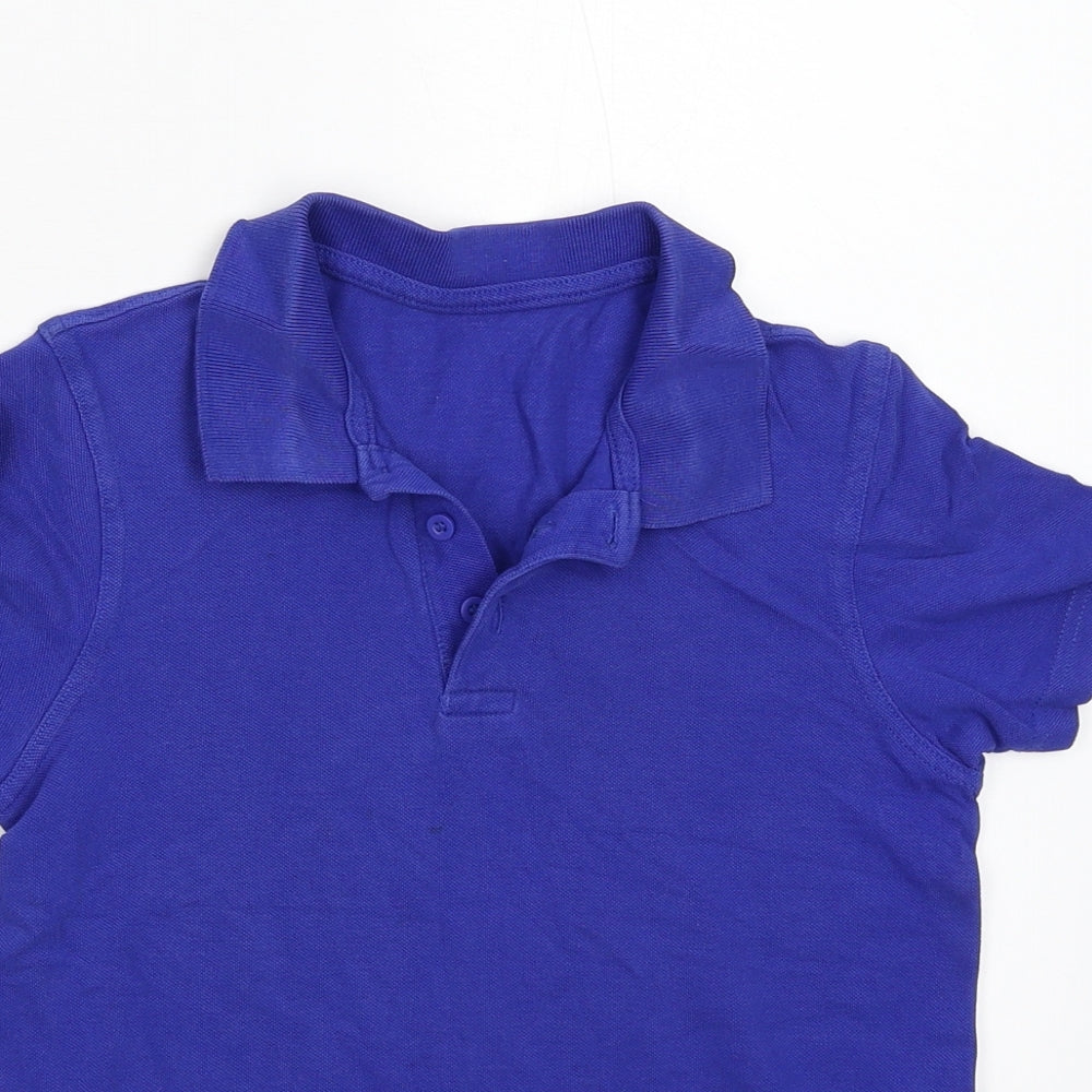 George Boys Blue   Pullover Polo Size 7-8 Years