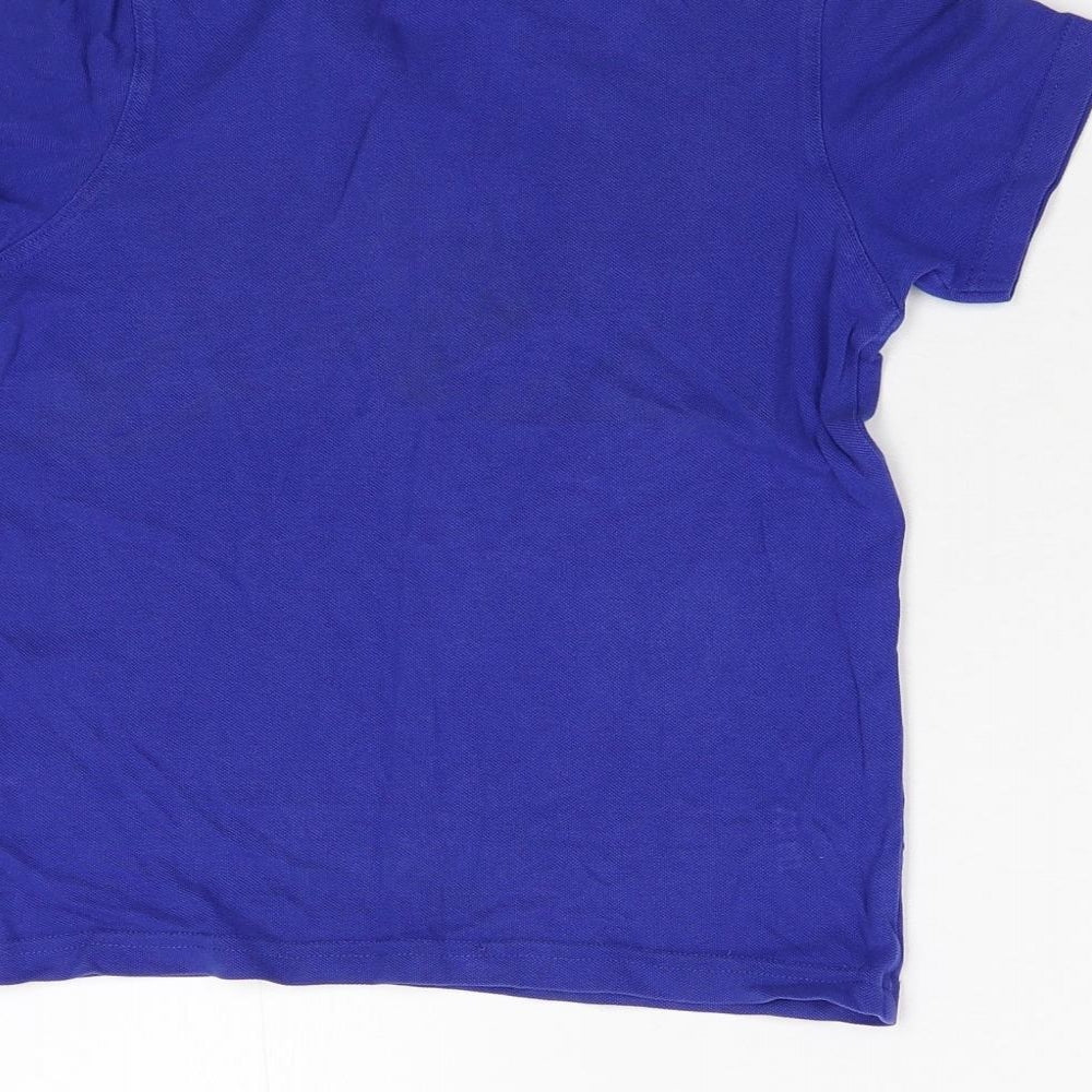 George Boys Blue   Pullover Polo Size 7-8 Years