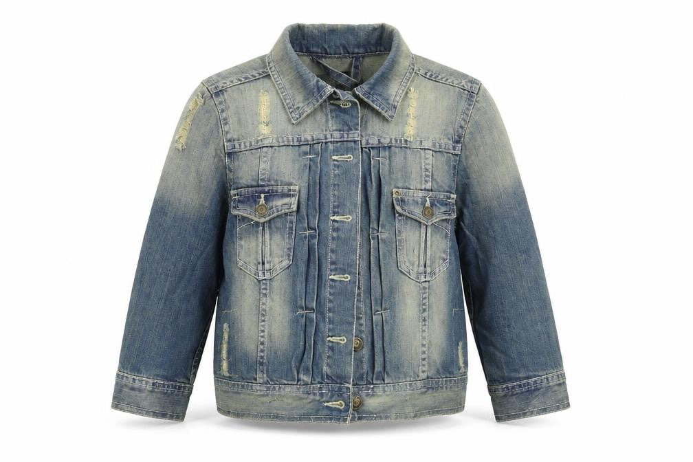 Papaya Womens Blue  Denim Jacket  Size 8