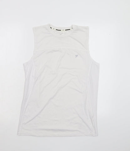Preloved Work Out Womens White   Basic Tank Size M - Front