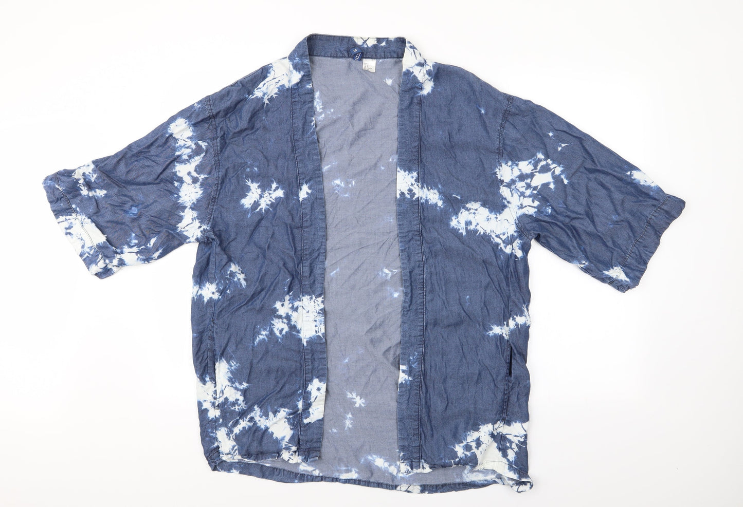 Divided Womens Blue   Kimono Jacket Size 6  - Tye Dye - Divided Lightweight Jacket