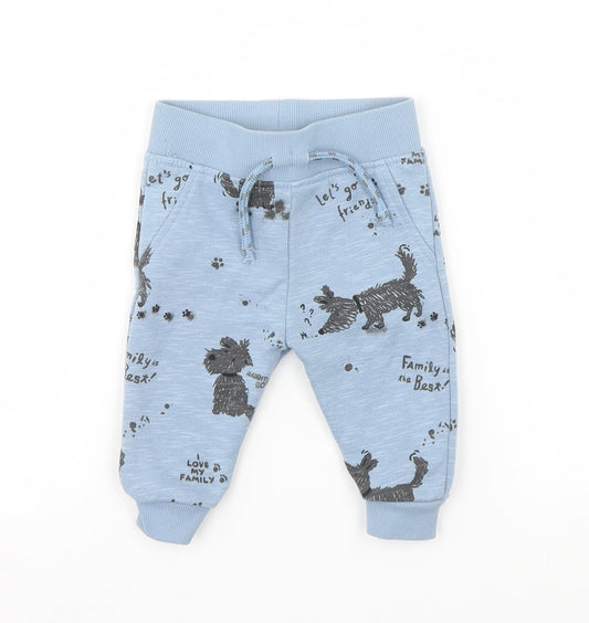Primark Baby Blue   Jogger Leggings Size 3-6 Months