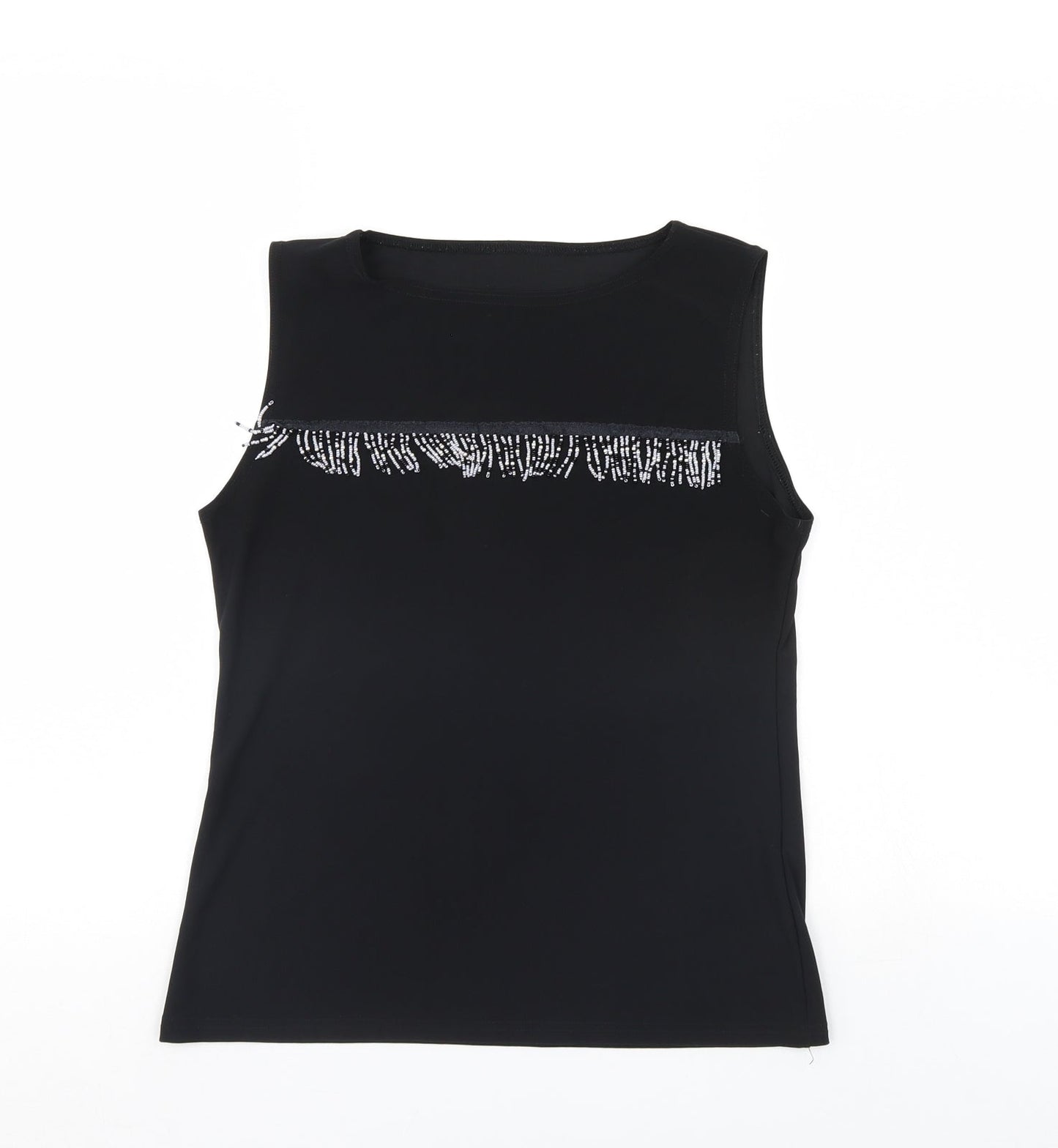 Preworn Womens Black   Basic Tank Size L