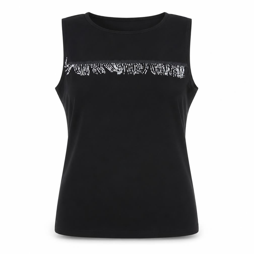 Preworn Womens Black   Basic Tank Size L