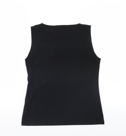 Preworn Womens Black   Basic Tank Size L