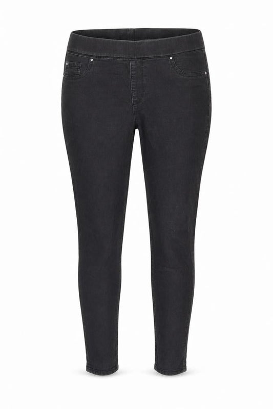 Denim & Co. Womens Black  Denim Jegging Jeans Size 41 in L28 in