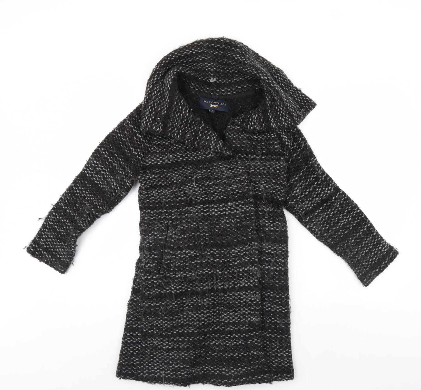 Paul Costelloe  Womens Grey   Jacket Coatigan Size 8