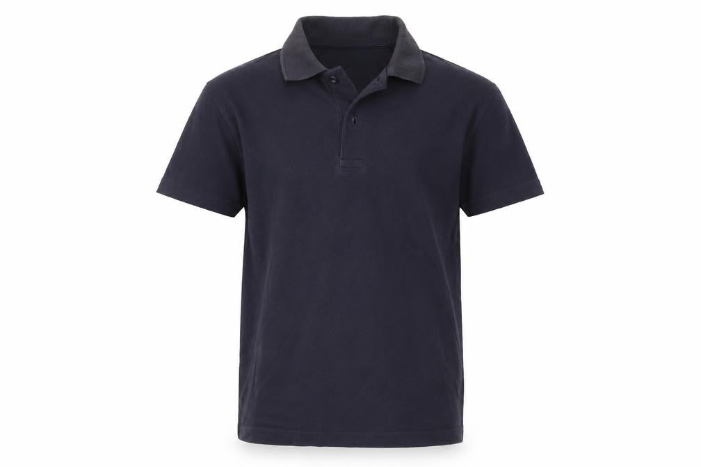 TU Boys Black   Basic Polo Size 9 Years  - school