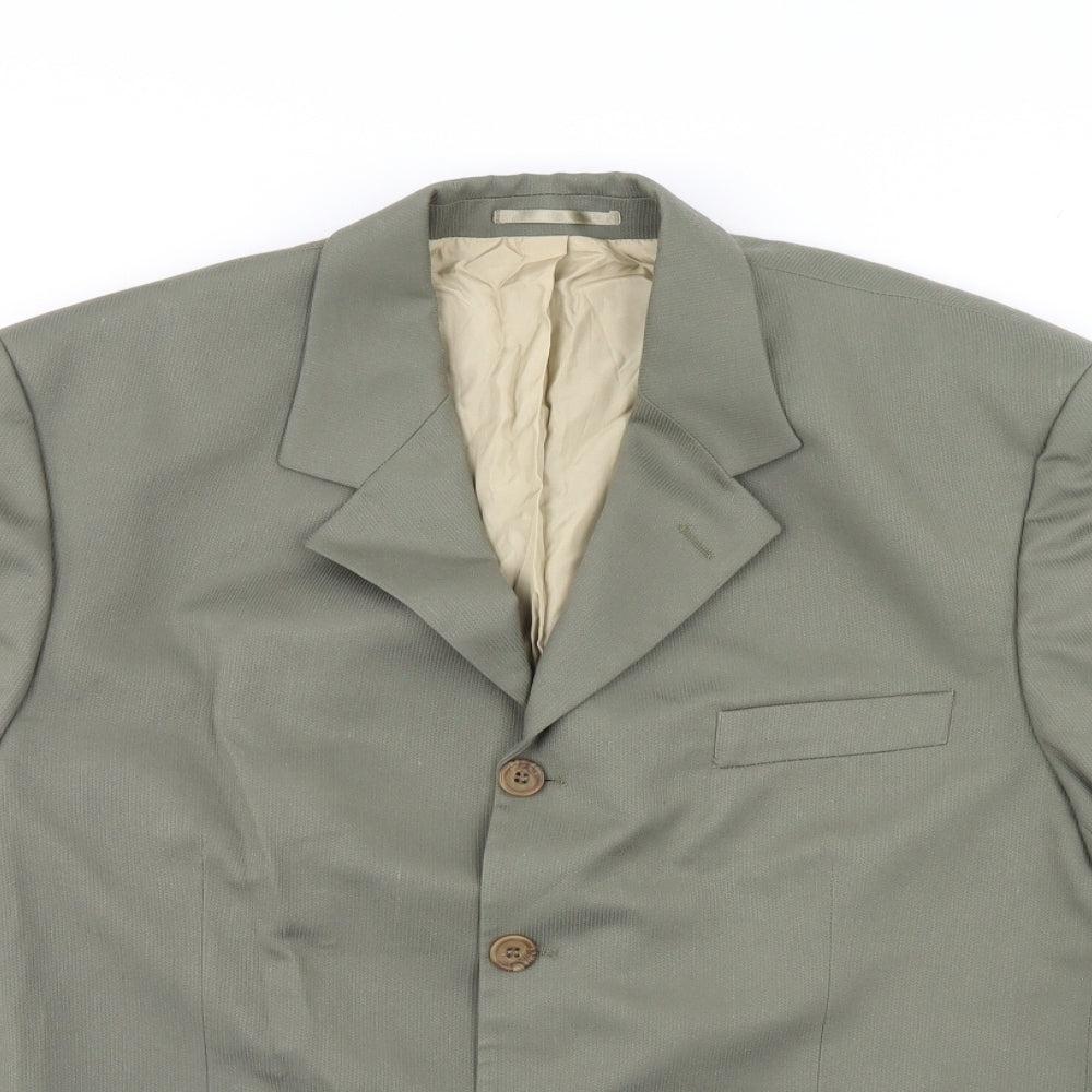 Revere Mens Green   Jacket Suit Jacket
