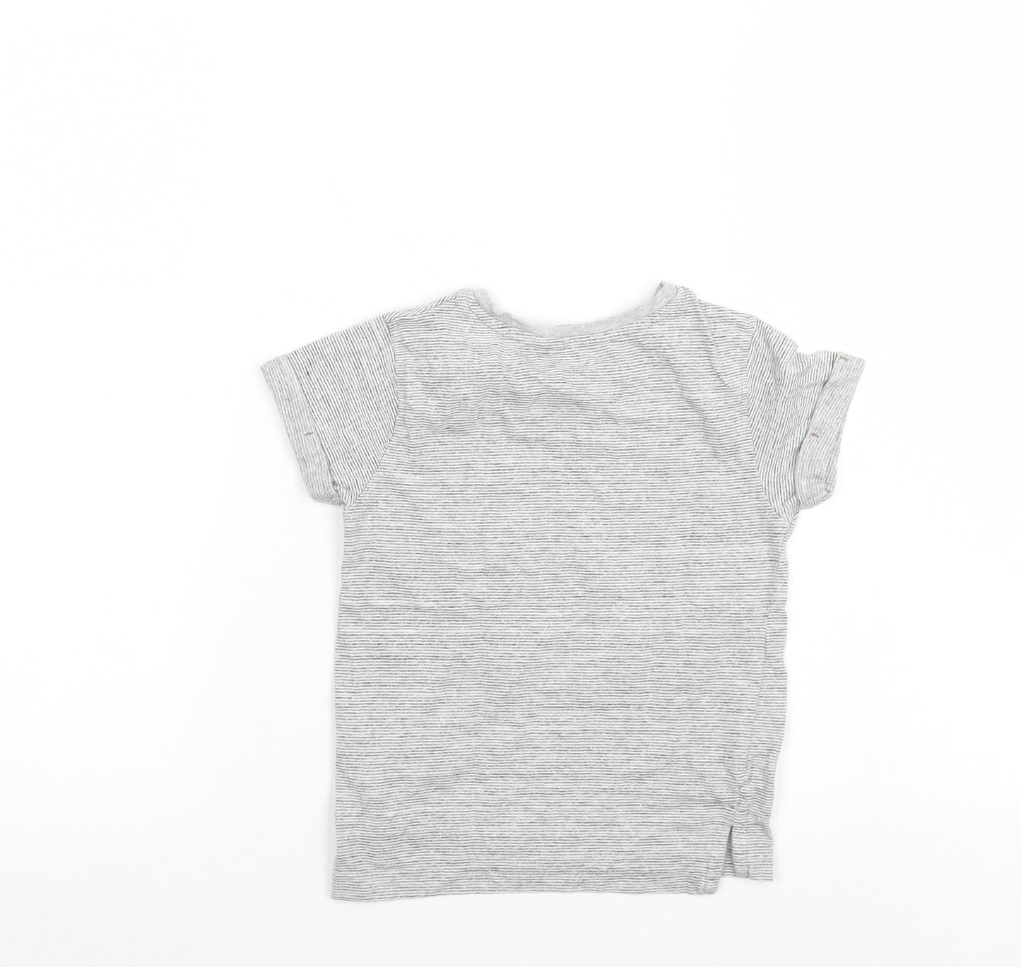 George Boys Grey Striped  Basic Casual Size 4-5 Years