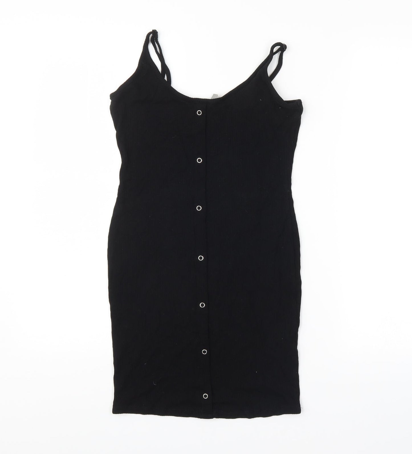 ASOS Womens Black   Basic Button-Up Size 8