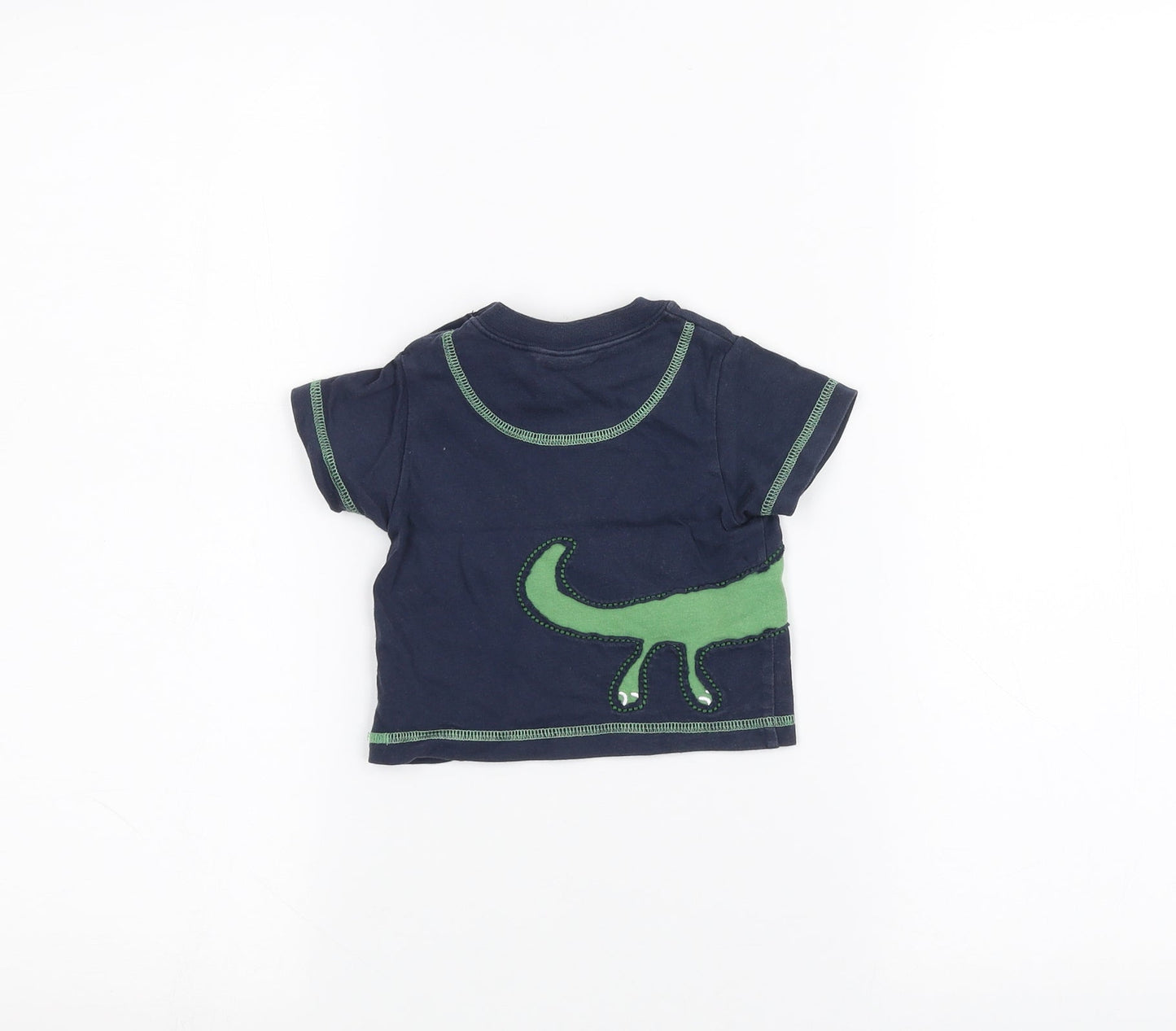 Babble Boom Baby Blue   Basic T-Shirt Size 0-3 Months