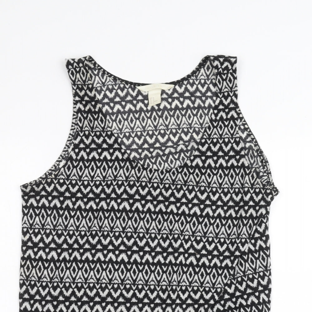 H&M Womens Black   Basic Tank Size M