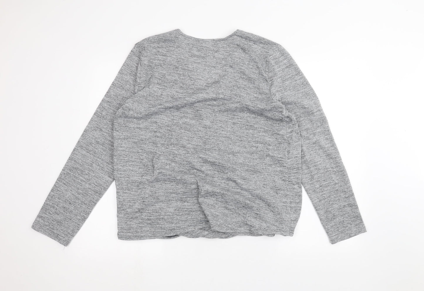 New Look Womens Grey   Basic Blouse Size 12