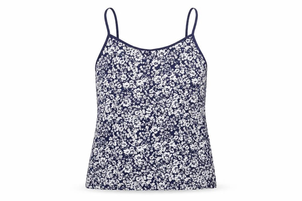 Dorothy Perkins Womens Blue Floral  Basic Blouse Size 12