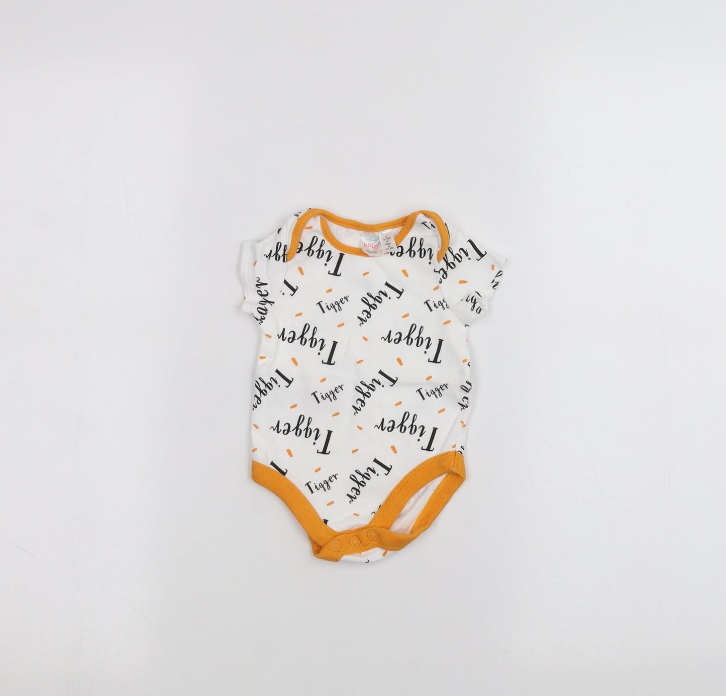 dinsey Baby White   Babygrow One-Piece Size 0-3 Months