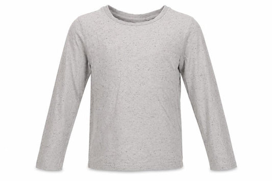 Front view of Next girls’ beige basic t-shirt, size 6, years