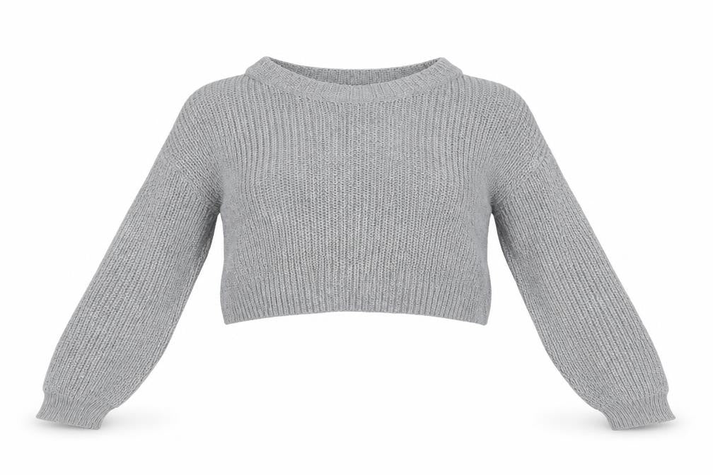 Missguided Womens Grey   Pullover Jumper Size M