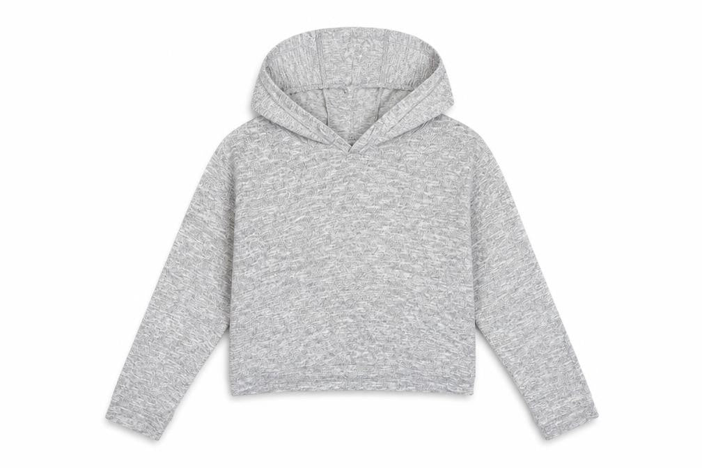 New Look Girls Grey   Pullover Hoodie Size 12 Years