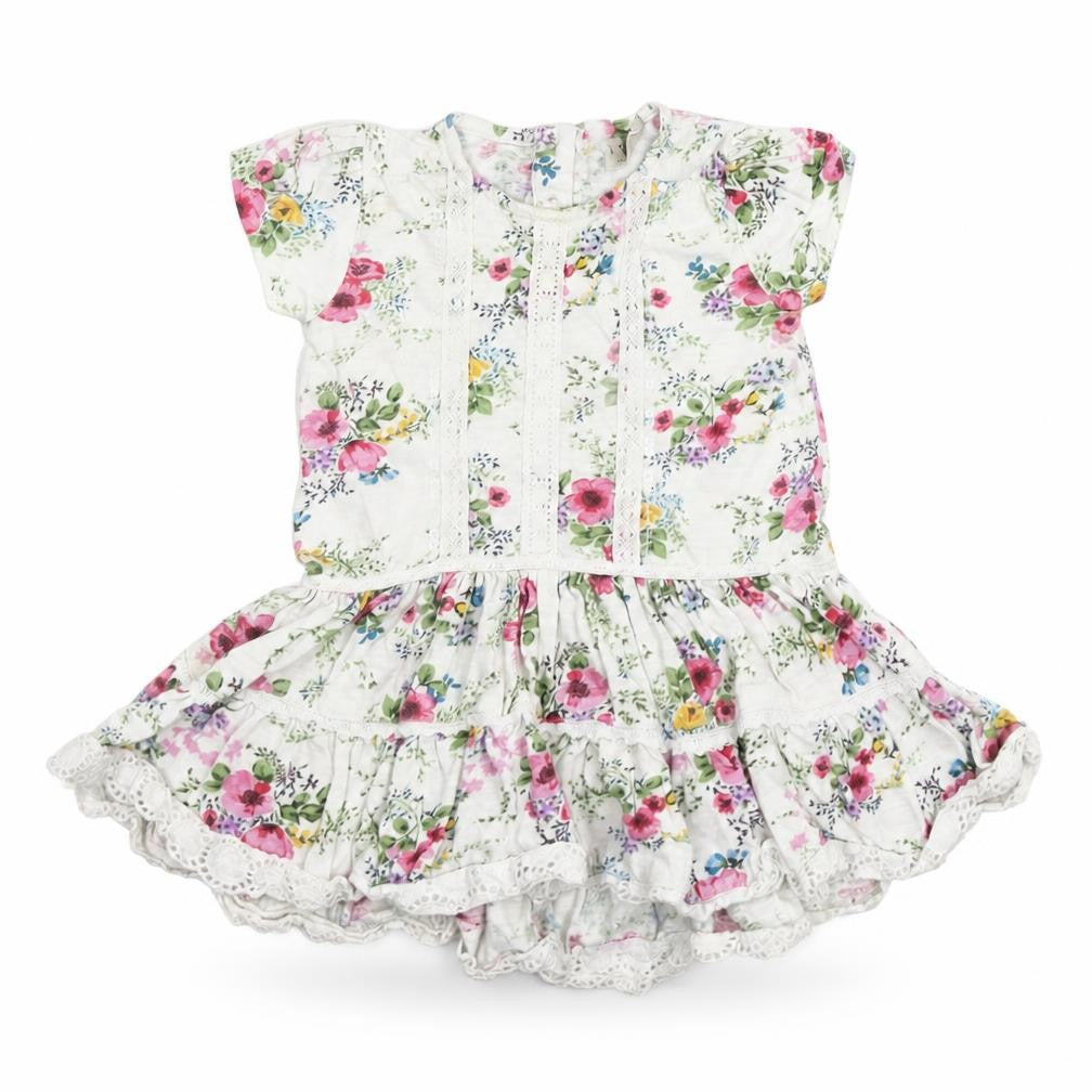 NEXT Baby White Floral  A-Line  Size 12-18 Months