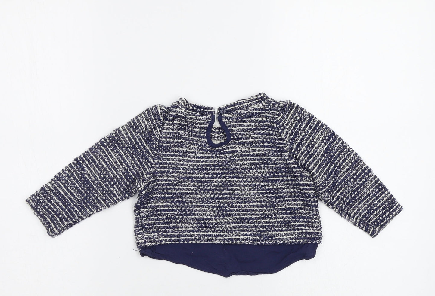Dunnes Stores Girls Blue   Pullover Jumper Size 3 Years