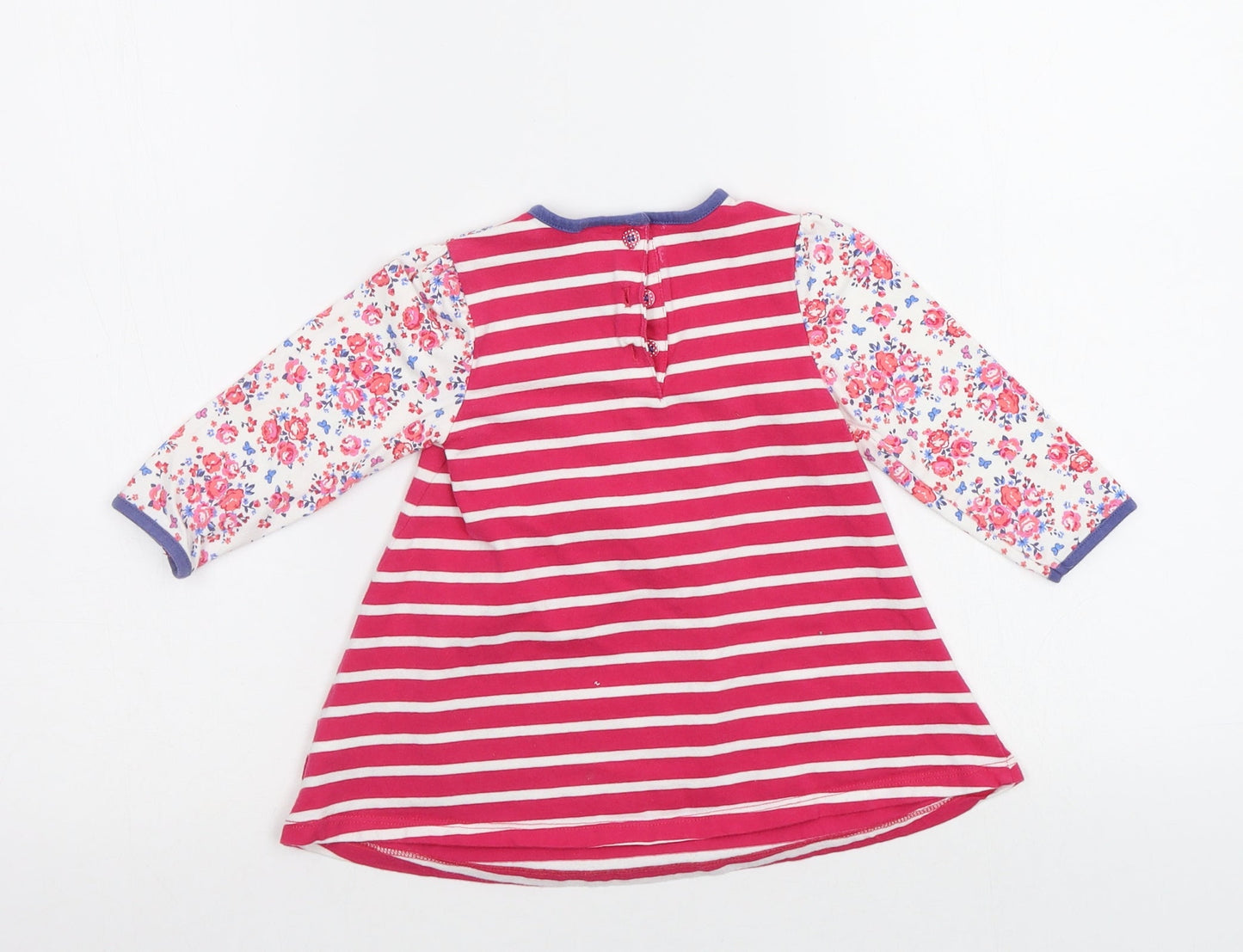 Mini Club Baby Pink Striped  A-Line  Size 9-12 Months