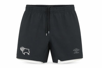 Umbro Boys Black   Sweat Shorts Size 11 Years - Football shorts