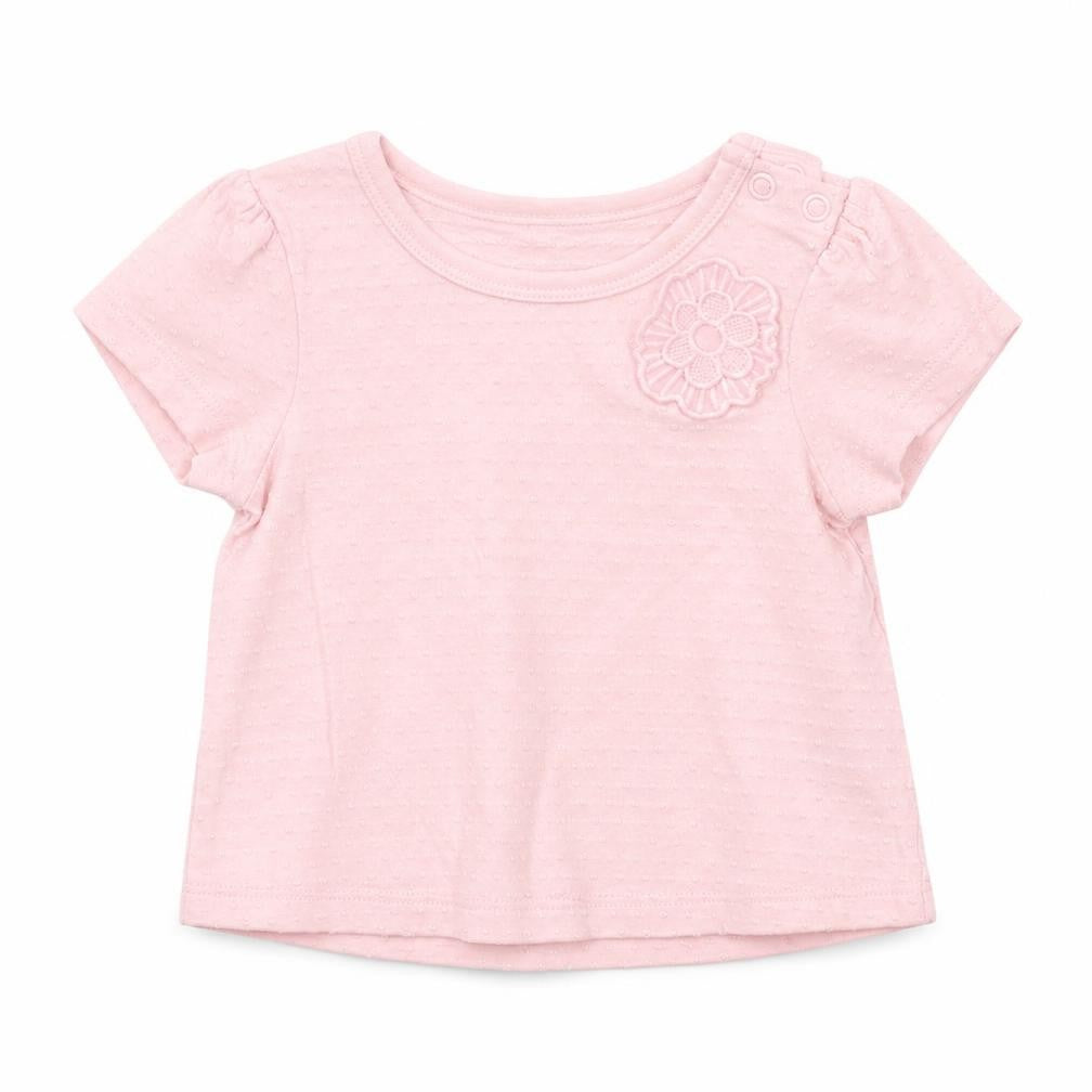 Nutmeg Girls Pink   Basic T-Shirt Size 0-3 Months