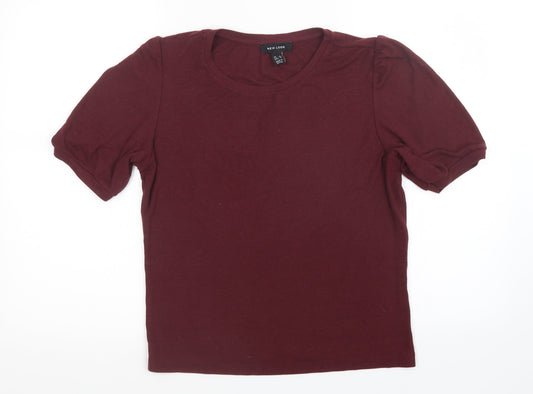 New Look Womens Red   Basic T-Shirt Size 16