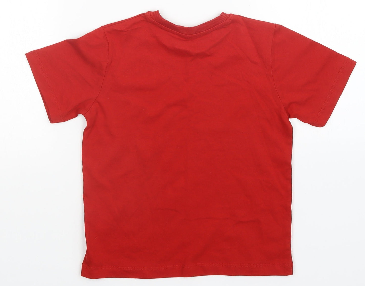 Matalan Boys Red   Basic T-Shirt Size 5 Years
