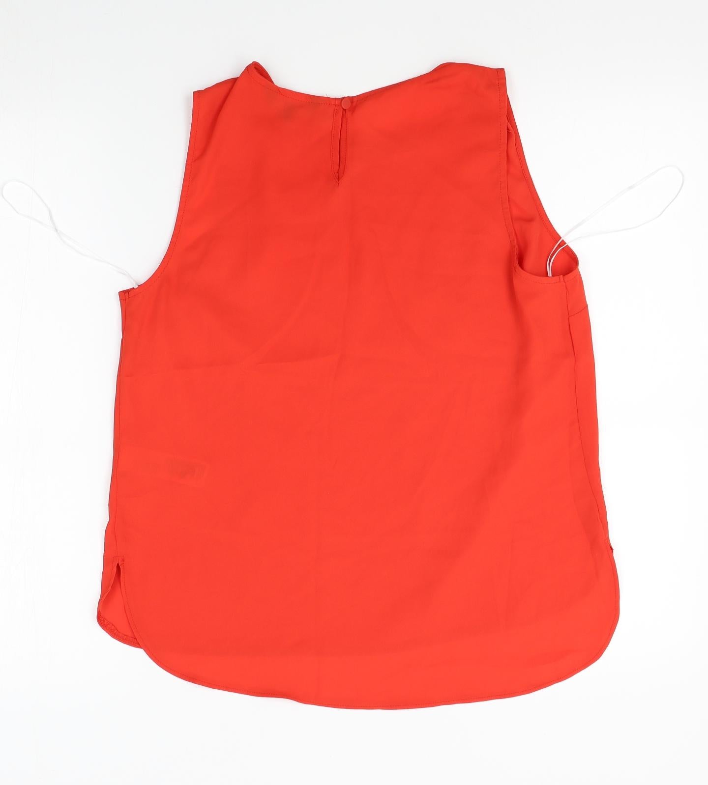 New Look Womens Red   Basic Blouse Size 12
