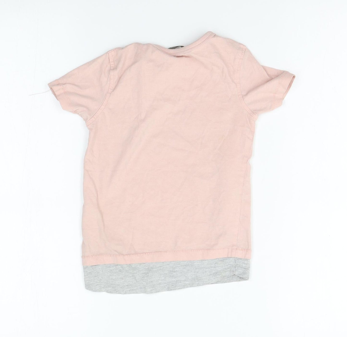 George Girls Pink   Basic T-Shirt Size 2-3 Years