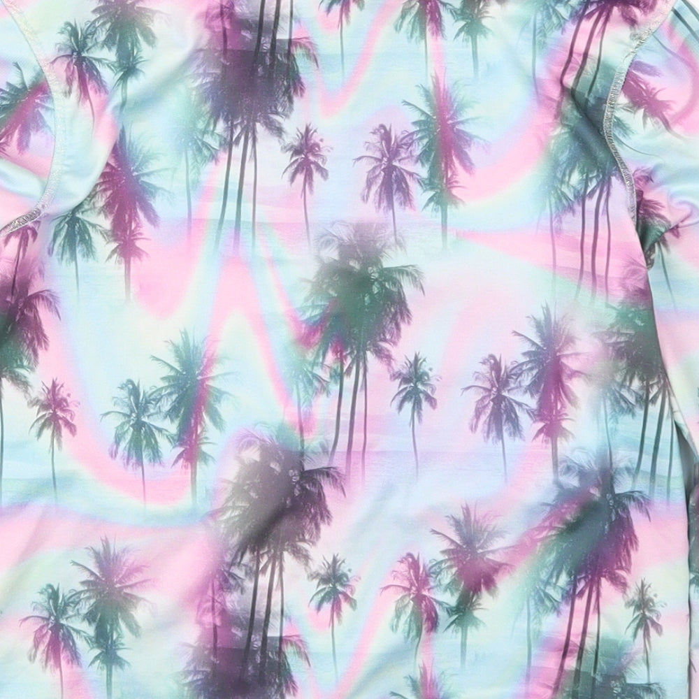 NEXT Girls Multicoloured   Jacket  Size 8 Years  - Palm Trees