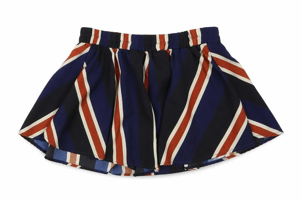 PRETTYLITTLETHING Womens Blue Striped  Hot Pants Shorts Size 6