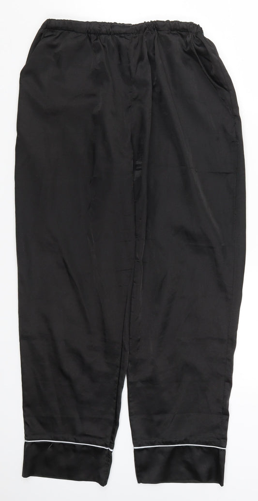 Preworn Womens Black   Trousers  Size S L25.5 in - Loungewear