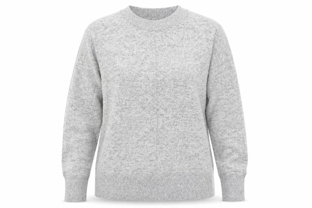 Nex Womens Grey  Knit Pullover Jumper Size 14