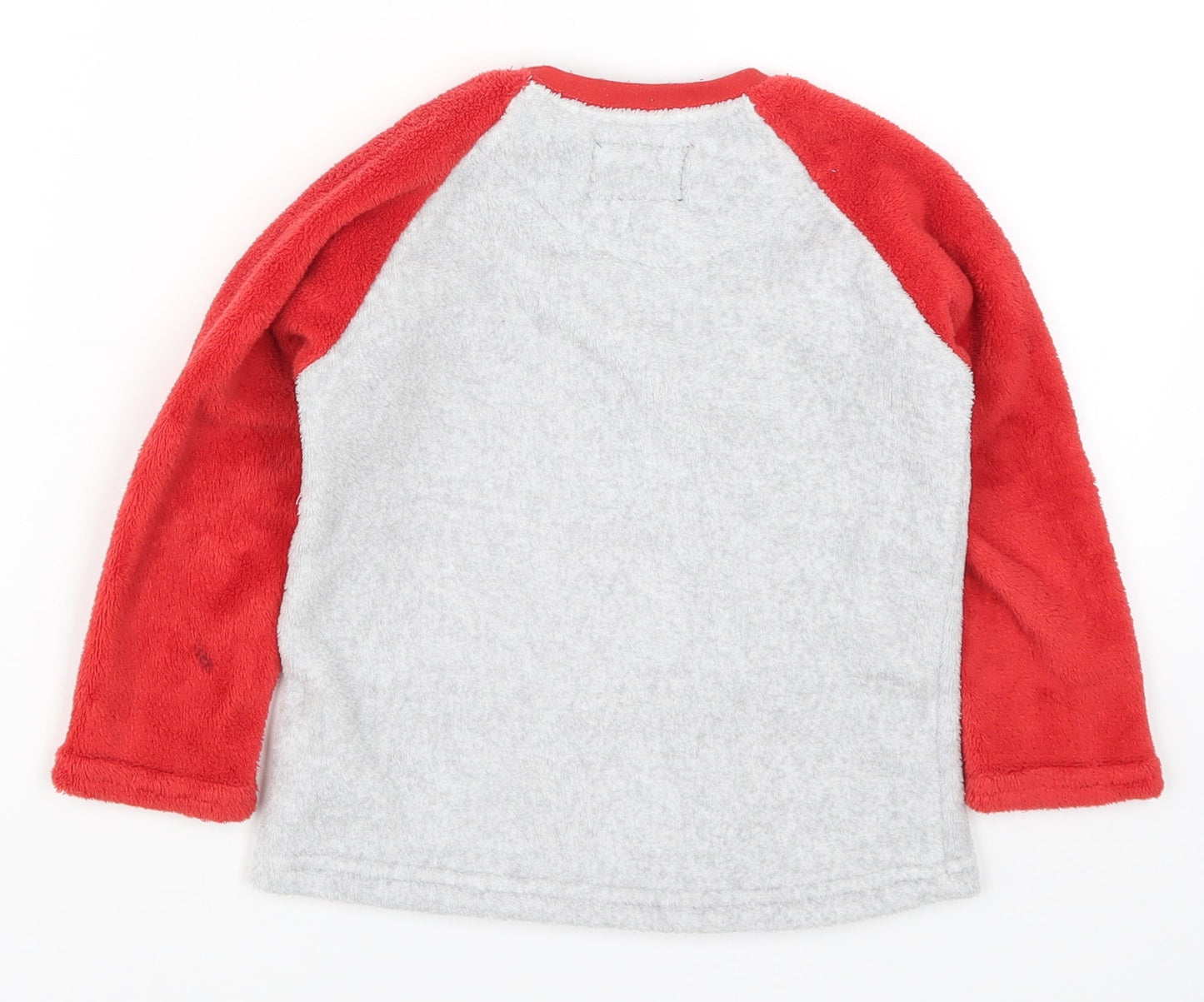 Primark Boys Red Colourblock   Pyjama Top Size 3-4 Years  - Snow Way