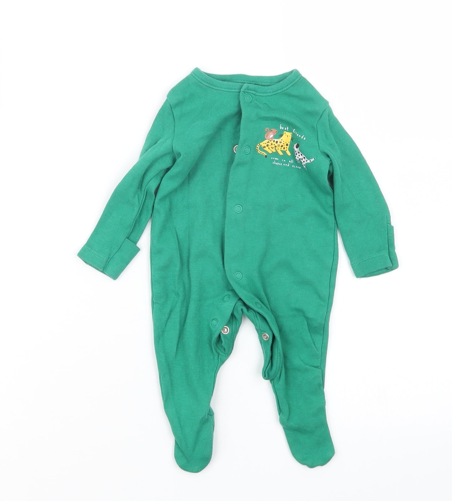 George Baby Green   Coverall Outfit/Set Size Newborn