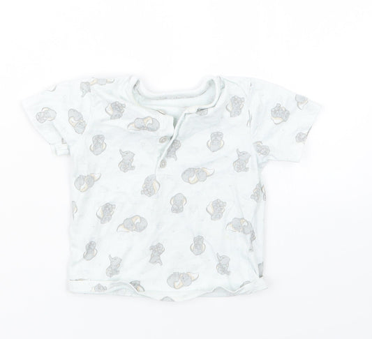 George Baby Grey Geometric  Basic T-Shirt Size 9-12 Months  - Dumbo