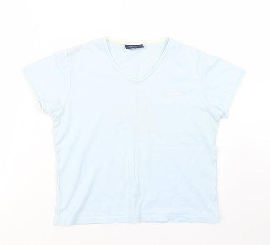 Olympus Womens Blue   Basic T-Shirt Size 12
