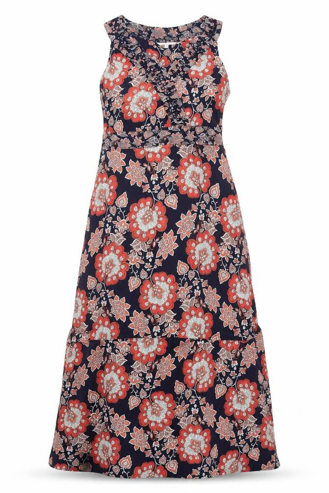 Rocha John Rocha  Womens Multicoloured Floral  A-Line  Size 8