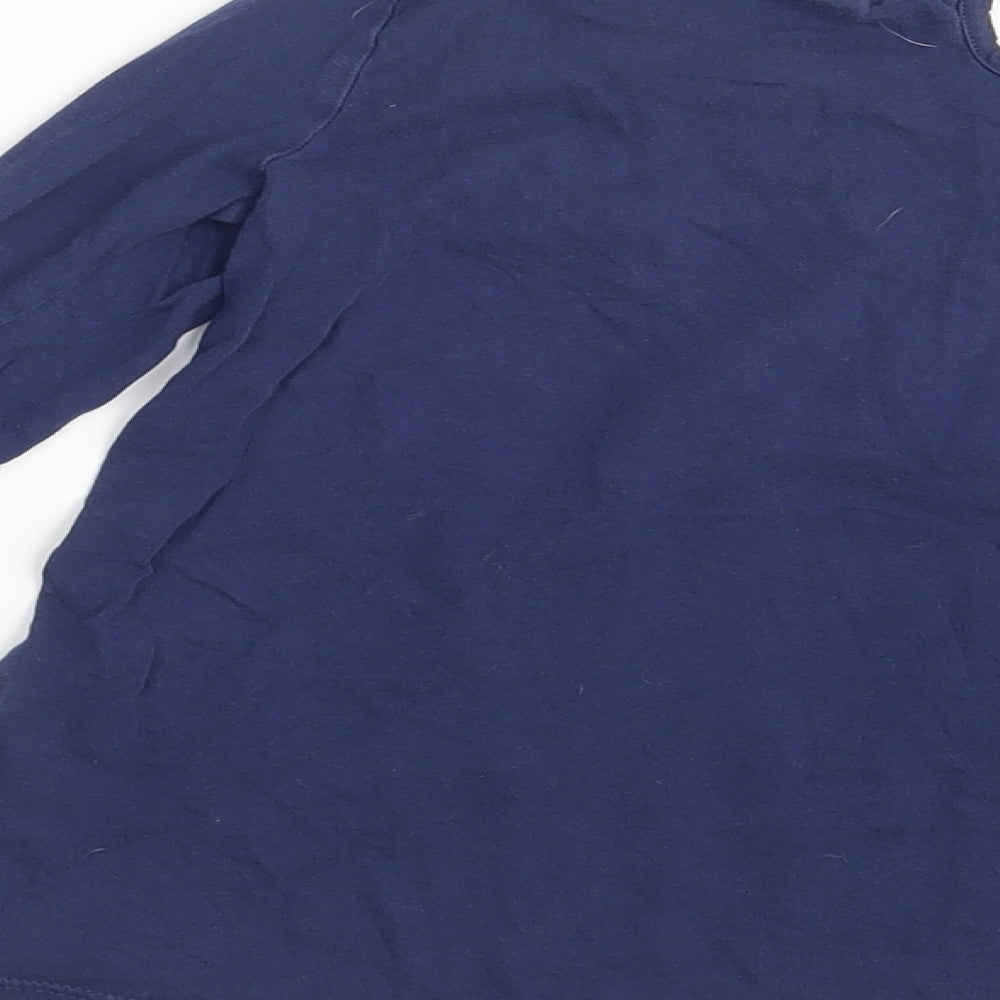 L.O.G.G  Girls Blue   Basic T-Shirt Size 6-7 Years