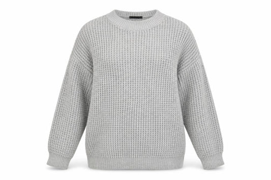 PRETTYLITTLETHING Womens Grey   Pullover Jumper Size 10