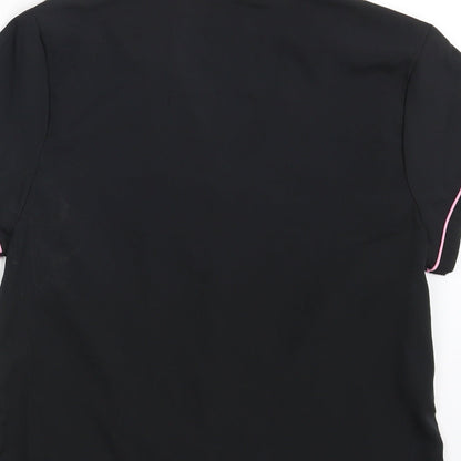 Peacocks Womens Black   Basic Button-Up Size 10