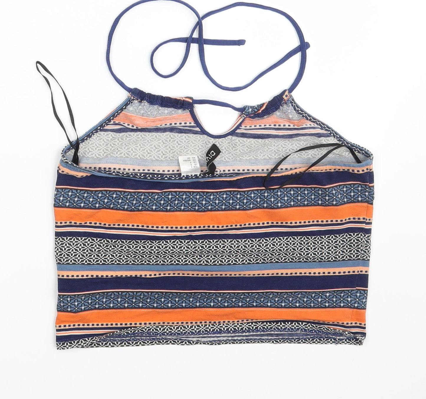 H&M Womens Multicoloured Fair Isle  Basic Tank Size S