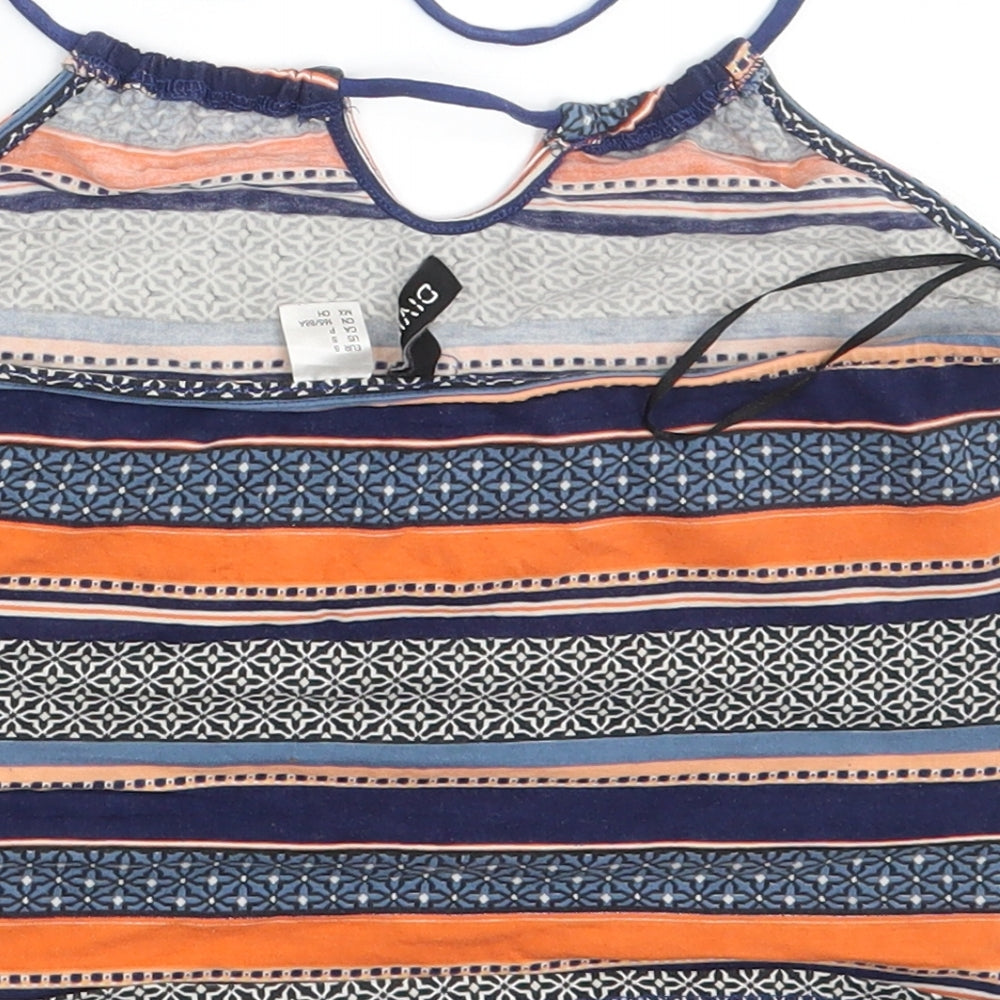 H&M Womens Multicoloured Fair Isle  Basic Tank Size S